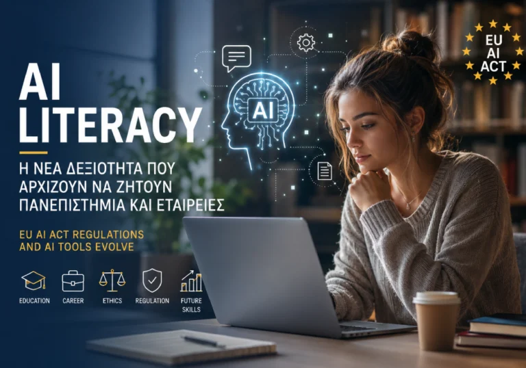AI Literacy: Η νέα δεξιότητα που ζητά η αγορά