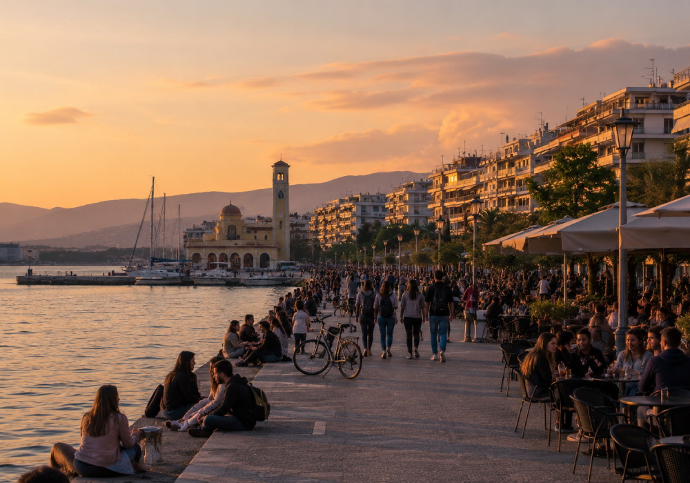 Φοιτητική ζωή στον Βόλο με θέα την παραλία και την πόλη