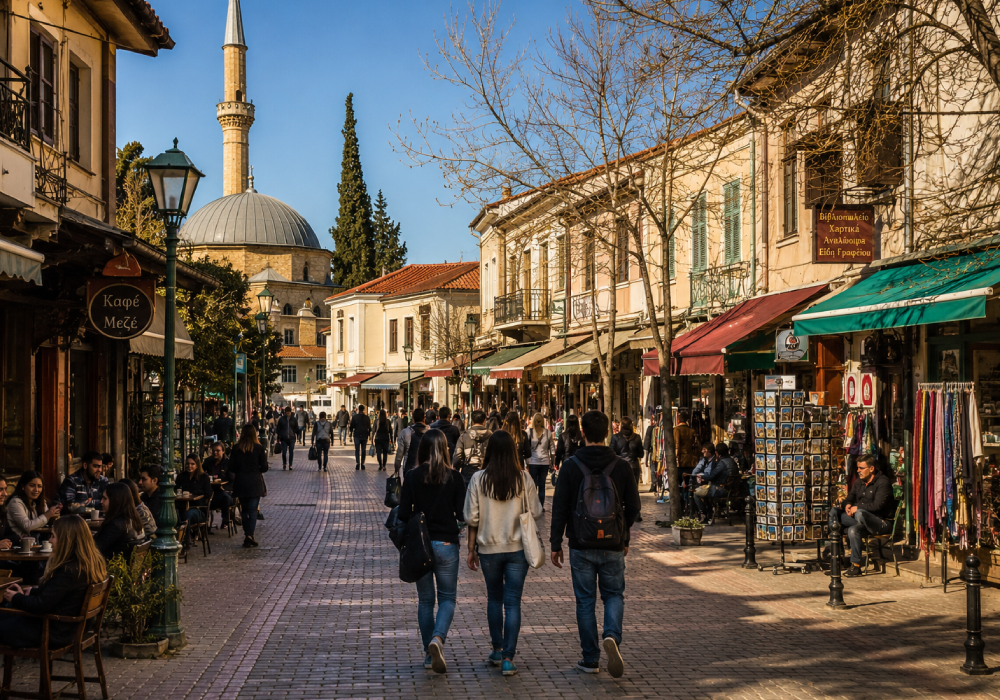 Φοιτητική ζωή στην Κομοτηνή με φοιτητές στο κέντρο της πόλης